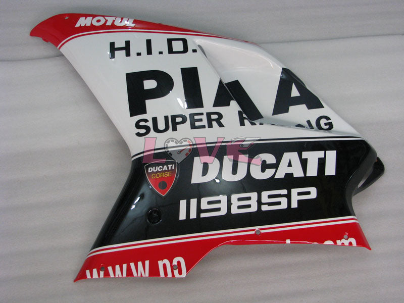 PIRELLI - Red White Black Fairings and Bodywork For 2008-2013 848 #LF3149