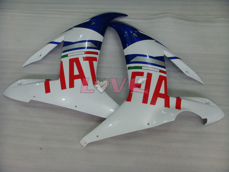 FIAT MICHELIN MOTUL - Blue White Fairings and Bodywork For 2002-2003 YZF-R1 #LF7039