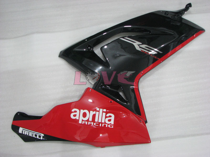 Customize - Red Black Fairings and Bodywork For 2004-2009 RS125 #LF3079
