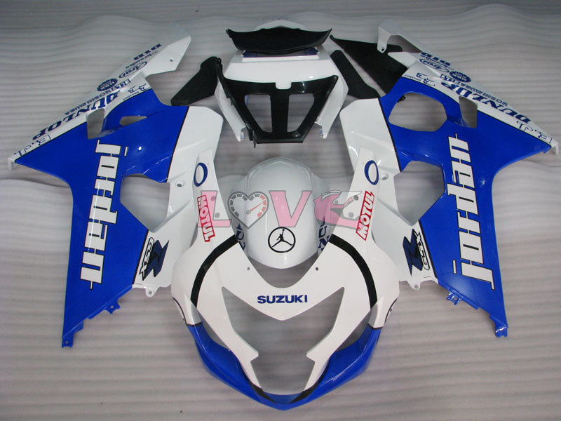 MOTUL - Blue White Fairings and Bodywork For 2004-2005 GSX-R600 #LF4111