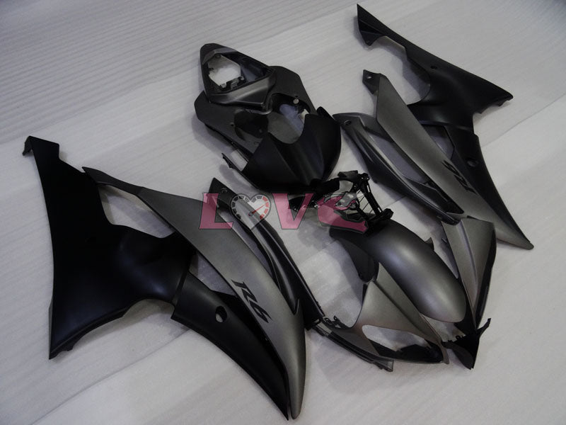Factory Style - Black Grey Matte Fairings and Bodywork For 2008-2016 YZF-R6 #LF3432