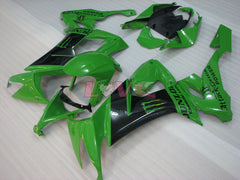 Monster - Green Black Fairings and Bodywork For 2008-2010 NINJA ZX-10R #LF3246