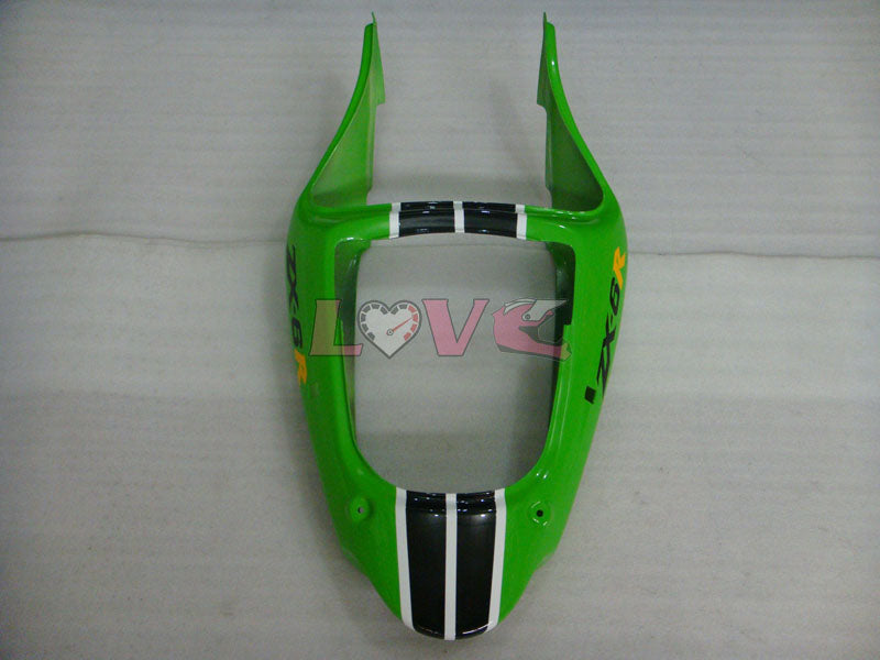 West - White Black Fairings and Bodywork For 2000-2002 NINJA ZX-6R #LF6109