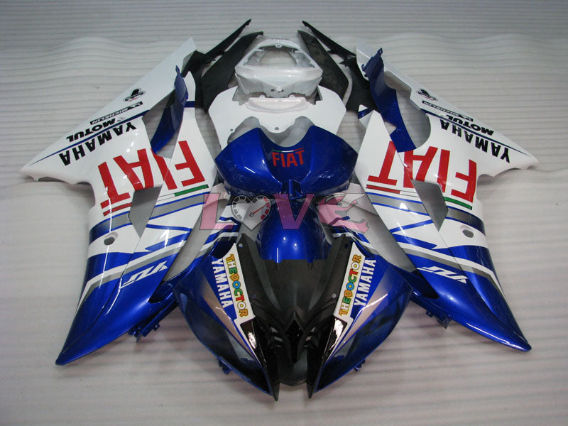 FIAT - Blue White Fairings and Bodywork For 2008-2016 YZF-R6 #LF6870