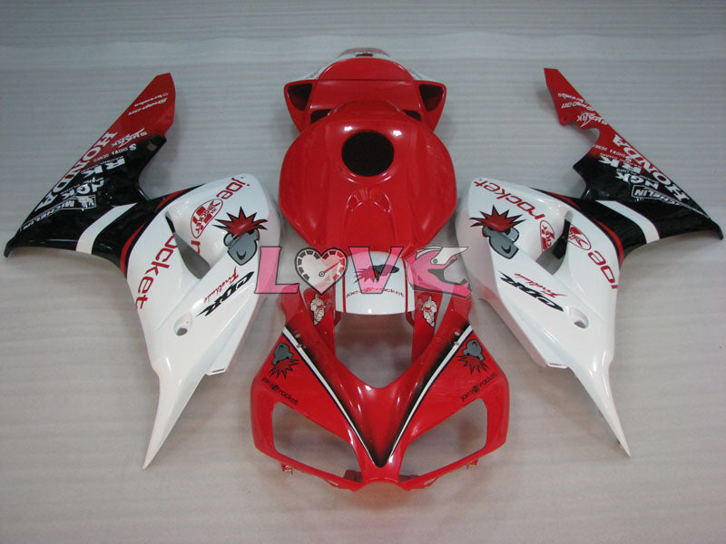 HRC - Red White Fairings and Bodywork For 2006-2007 CBR1000RR #LF4374