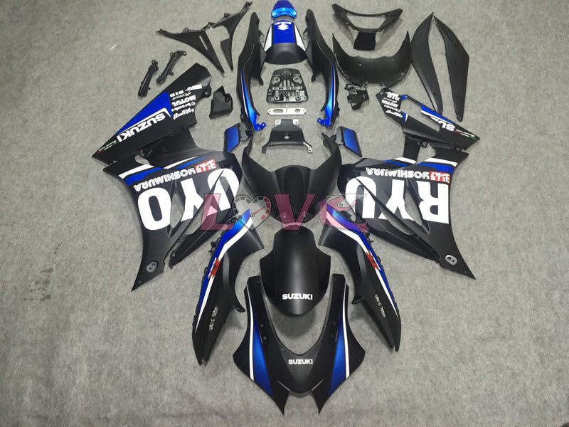 Others - Blue Black Matte Fairings and Bodywork For 2017-2026 GSX-R1000 #LF7828