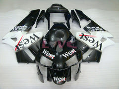 West - White Black Fairings and Bodywork For 2003-2004 CBR600RR #LF4449
