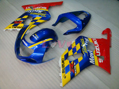 Movistar - Red Blue Fairings and Bodywork For 2001-2003 GSX-R600 #LF6769