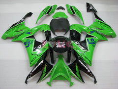 Customize - Green Black Fairings and Bodywork For 2008-2010 NINJA ZX-10R #LF3254