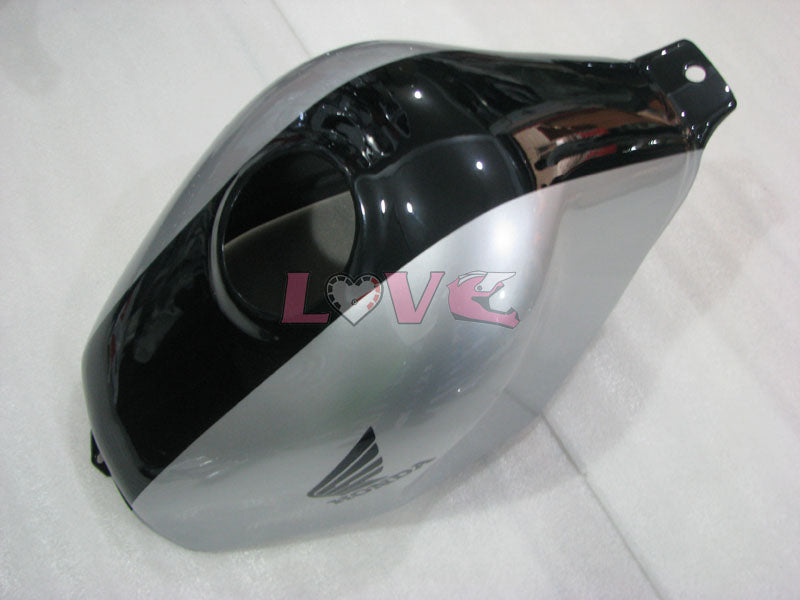 SevenStars - Black Silver Fairings and Bodywork For 1991-1994 CBR600F2 #LF4536