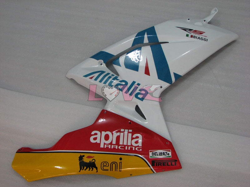 Alitalia - Red Blue White Fairings and Bodywork For 2004-2009 RS125 #LF3078