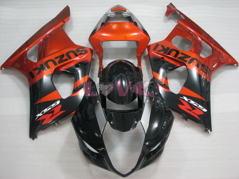 Factory Style - Orange Black Fairings and Bodywork For 2003-2004 GSX-R1000 #LF5969