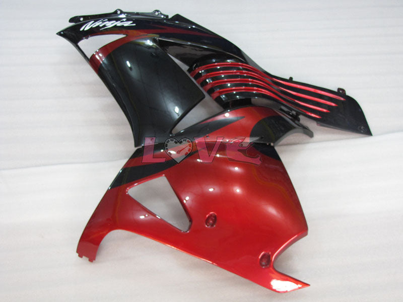 Factory Style - Red wine Black Fairings and Bodywork For 2006-2011 NINJA ZX-14R #LF3233