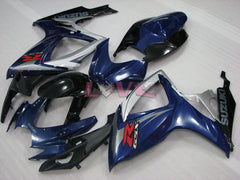 Factory Style - Blue Black Fairings and Bodywork For 2006-2007 GSX-R600 #LF4036
