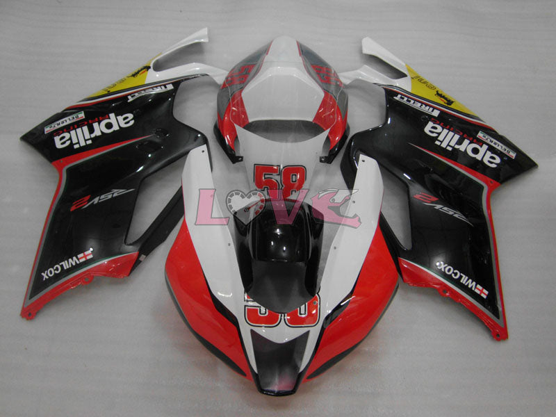 Factory Style - Red Black Fairings and Bodywork For 2004-2009 RSV 1000 R #LF5459