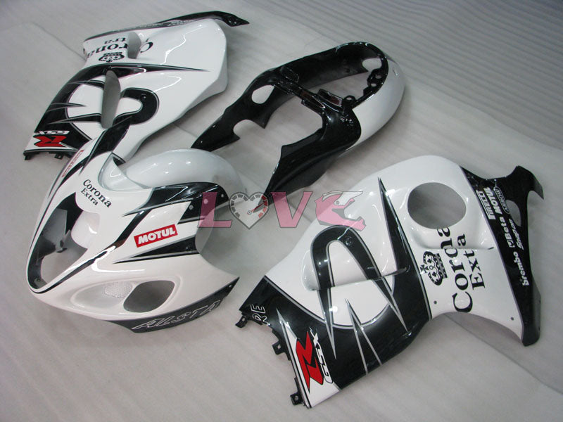 Corona MOTUL - White Black Fairings and Bodywork For 1999-2007 Hayabusa #LF3747