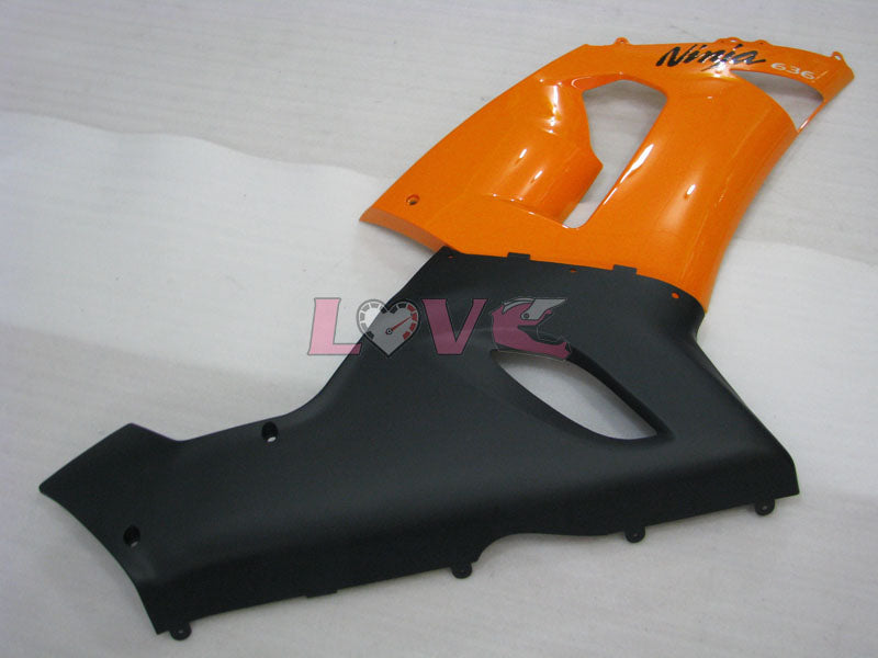 Factory Style - Orange Black Fairings and Bodywork For 2005-2006 NINJA ZX-6R #LF6006