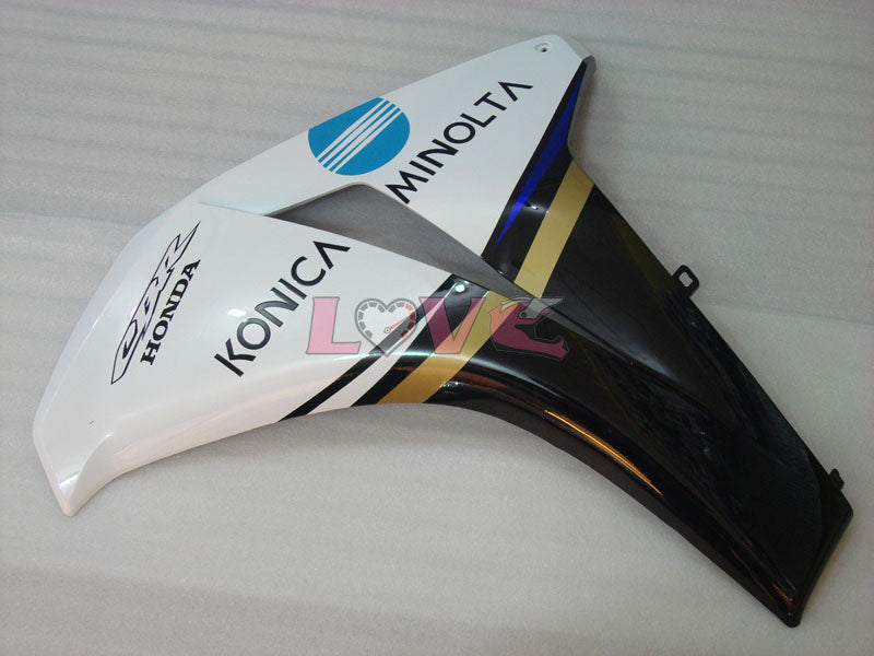 Konica Minolta - White Black Fairings and Bodywork For 2008-2011 CBR1000RR #LF7137