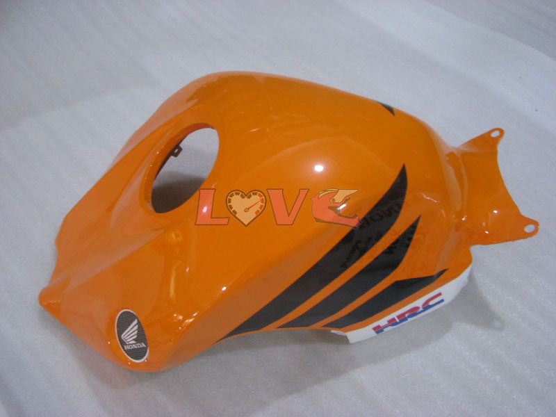 Repsol - Red Orange White Fairings and Bodywork For 2008-2011 CBR1000RR #LF4346