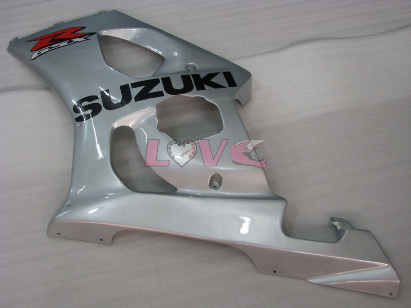Factory Style - Black Silver Fairings and Bodywork For 2003-2004 GSX-R1000 #LF5949