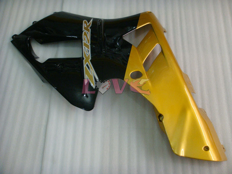 Factory Style - Black Gold Fairings and Bodywork For 2002-2005 NINJA ZX-12R #LF3239