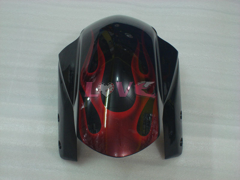 Flame - Red Black Fairings and Bodywork For 2004-2005 GSX-R600 #LF6651