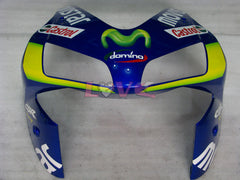 Movistar - Yellow Blue Fairings and Bodywork For 2003-2004 CBR600RR #LF5384