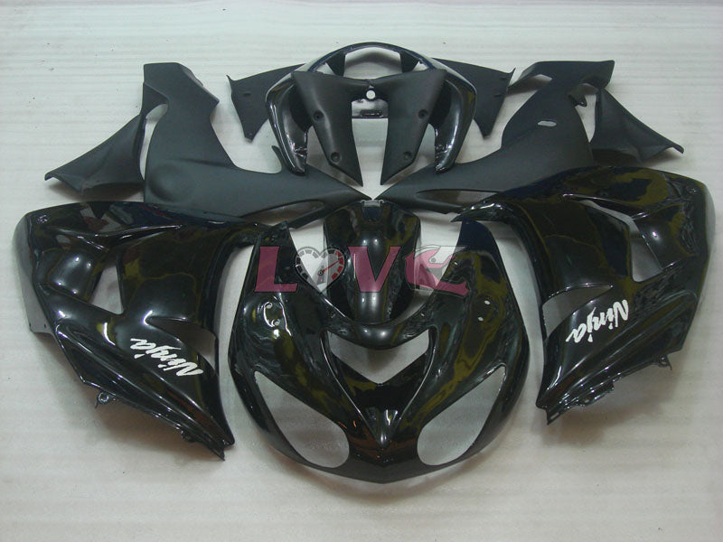 Factory Style - Black Grey Fairings and Bodywork For 2006-2007 NINJA ZX-10R #LF6275