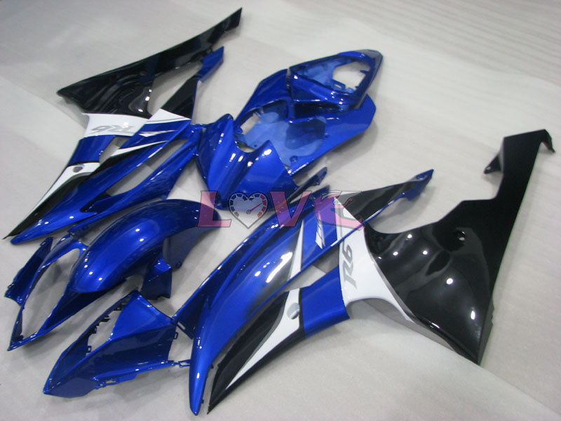 Factory Style - Blue White Black Fairings and Bodywork For 2008-2016 YZF-R6 #LF3421