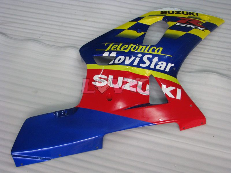 Movistar - Blue Fairings and Bodywork For 2000-2002 GSX-R1000 #LF4131