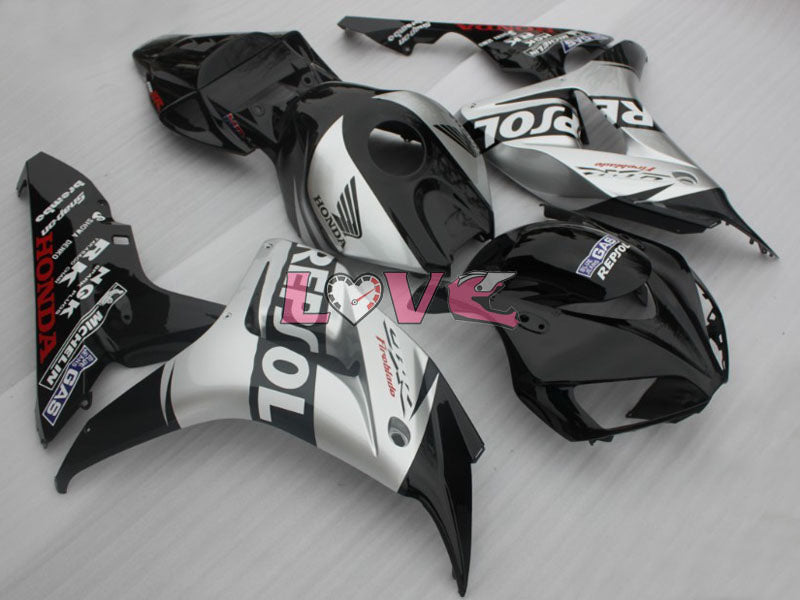 Repsol - Black Silver Fairings and Bodywork For 2006-2007 CBR1000RR #LF4380