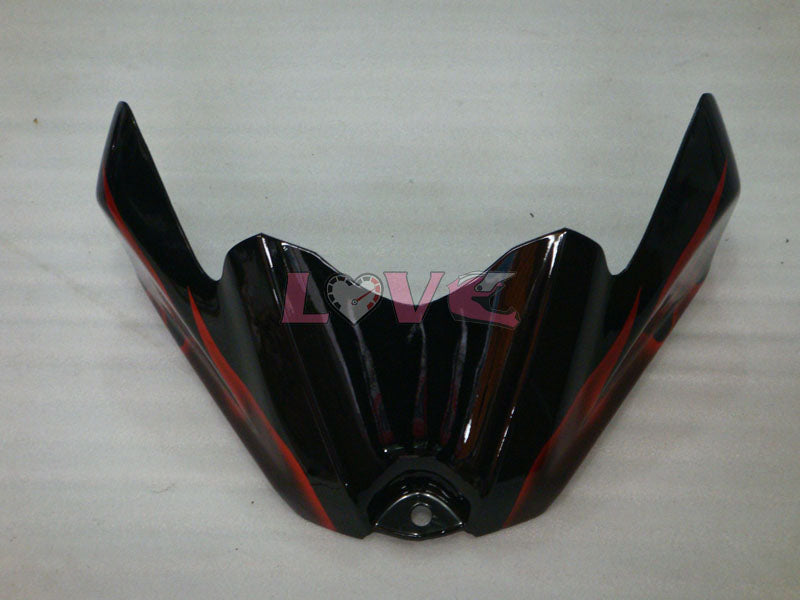 Flame - Red Black Fairings and Bodywork For 2008-2010 GSX-R750 #LF3930