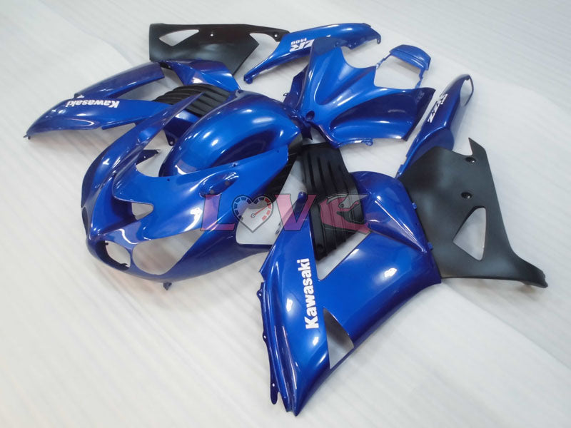 Factory Style - Blue Black Fairings and Bodywork For 2006-2011 NINJA ZX-14R #LF3236
