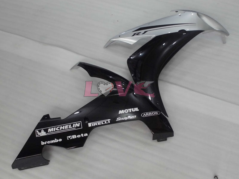 MOTUL - Black Grey Fairings and Bodywork For 2004-2006 YZF-R1 #LF3709