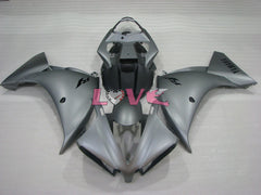 Factory Style - Black Grey Matte Fairings and Bodywork For 2012-2014 YZF-R1 #LF4781