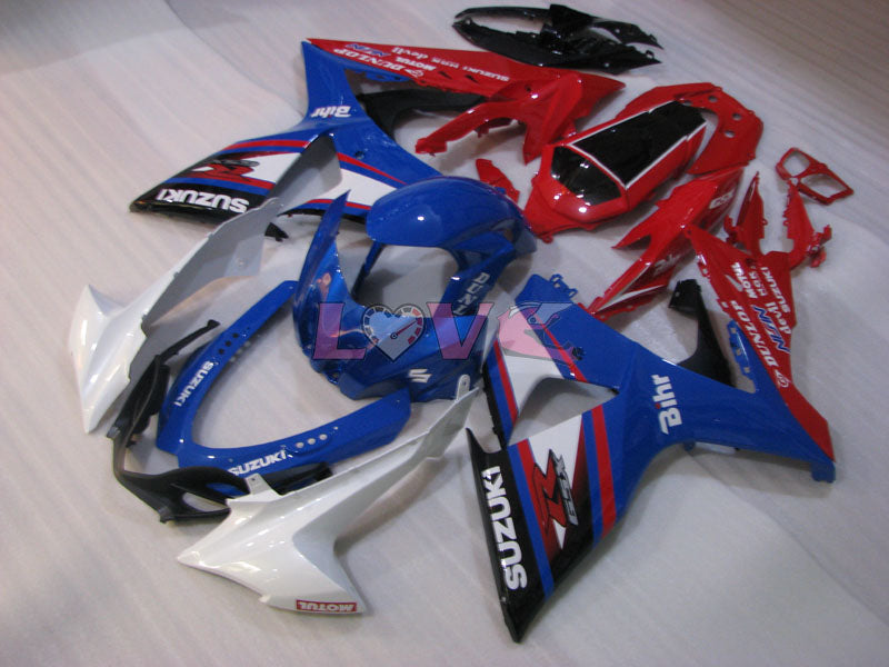 DUNLOP - Red Blue Fairings and Bodywork For 2009-2016 GSX-R1000 #LF3796