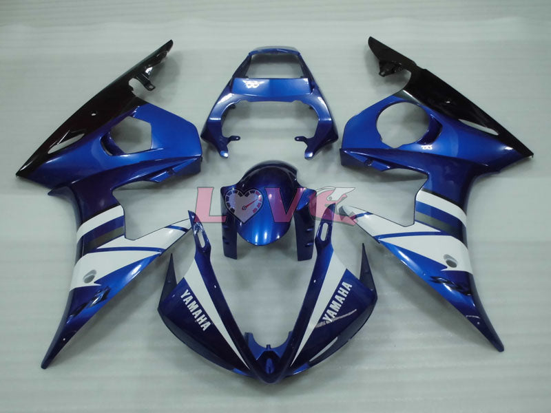 Factory Style - Blue White Black Fairings and Bodywork For 2005 YZF-R6 #LF3515
