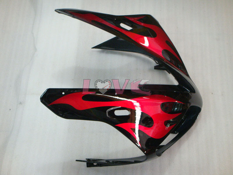 Flame - Red Black Fairings and Bodywork For 2002-2003 YZF-R1 #LF7036