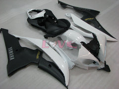 Factory Style - White Black Matte Fairings and Bodywork For 2008-2016 YZF-R6 #LF3410