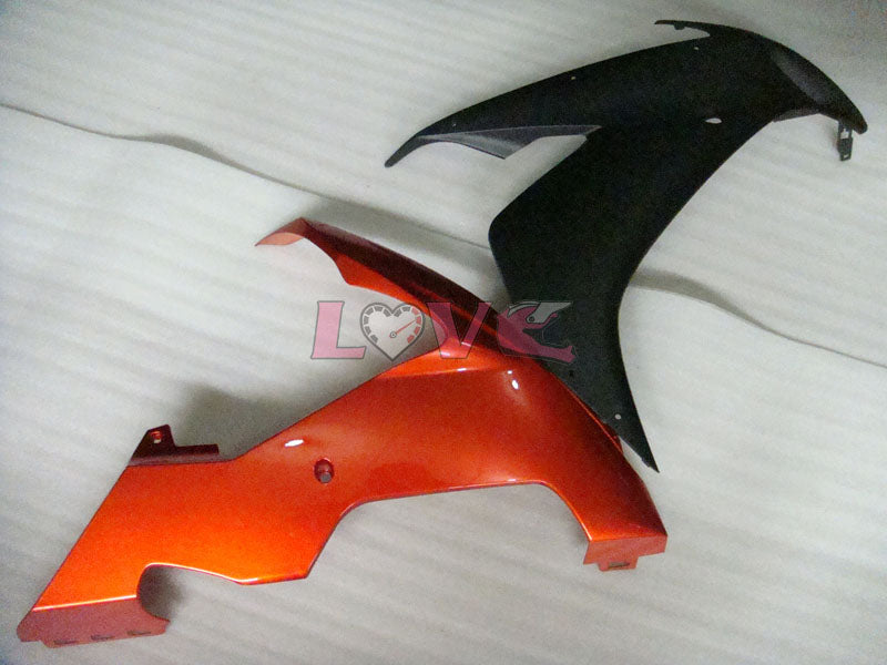 Factory Style - Orange Black Matte Fairings and Bodywork For 2004-2006 YZF-R1 #LF3682