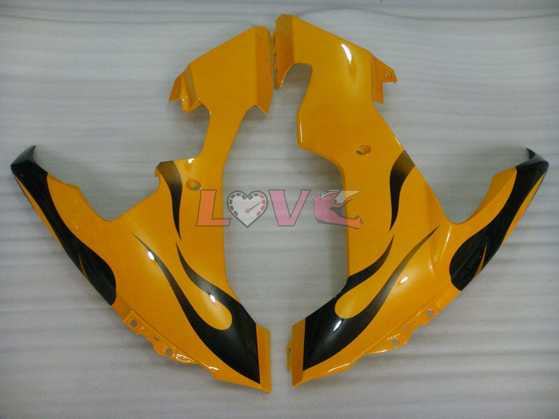 Flame - Yellow Black Fairings and Bodywork For 2004-2006 YZF-R1 #LF7000