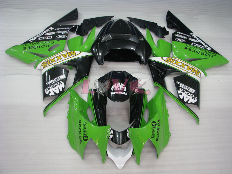 MAXXIS - Green Black Fairings and Bodywork For 2004-2005 NINJA ZX-10R #LF6314