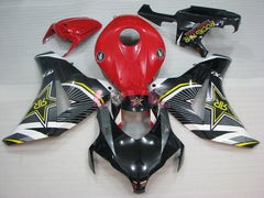 Rockstar - Red Black Fairings and Bodywork For 2008-2011 CBR1000RR #LF4340