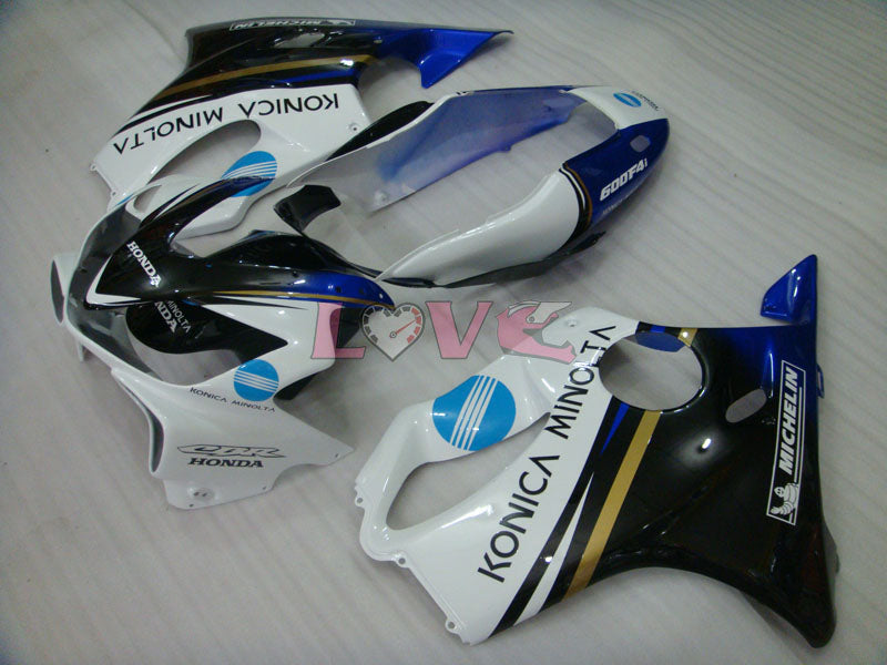 Konica Minolta - White Black Fairings and Bodywork For 2004-2007 CBR600F4i #LF7618
