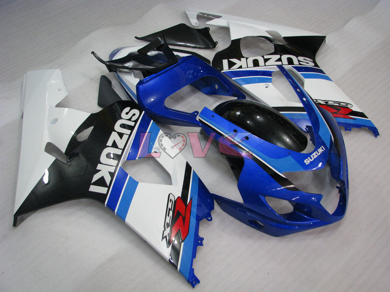 Factory Style - White Black Fairings and Bodywork For 2004-2005 GSX-R750 #LF6650