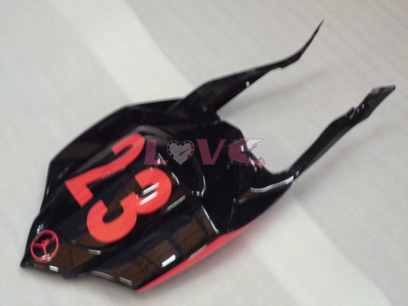 Jordan - Red Black Fairings and Bodywork For 2008-2010 GSX-R750 #LF3932