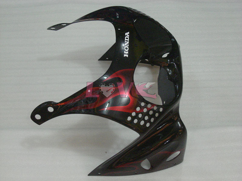 Flame - Red Black Fairings and Bodywork For 1992-1993 CBR900RR #LF3033