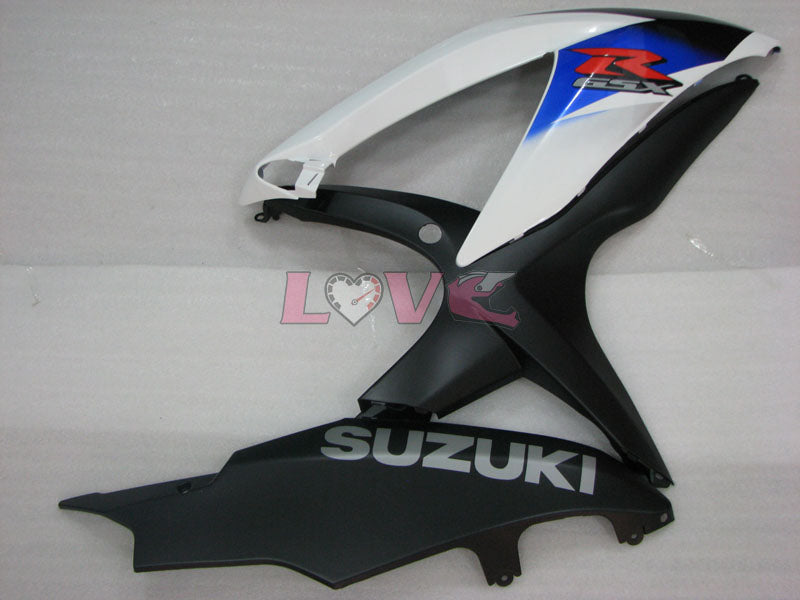 Factory Style - White Black Fairings and Bodywork For 2008-2010 GSX-R750 #LF3908