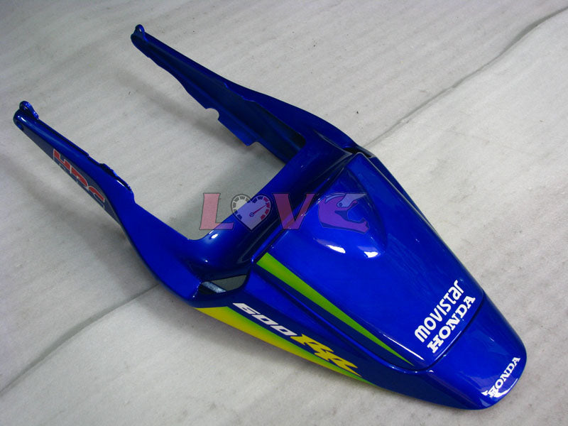 Movistar - Yellow Blue Fairings and Bodywork For 2003-2004 CBR600RR #LF5384