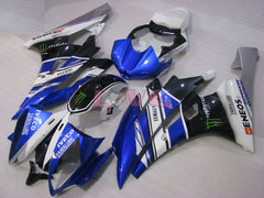 Monster - Blue White Black Fairings and Bodywork For 2006-2007 YZF-R6 #LF3455